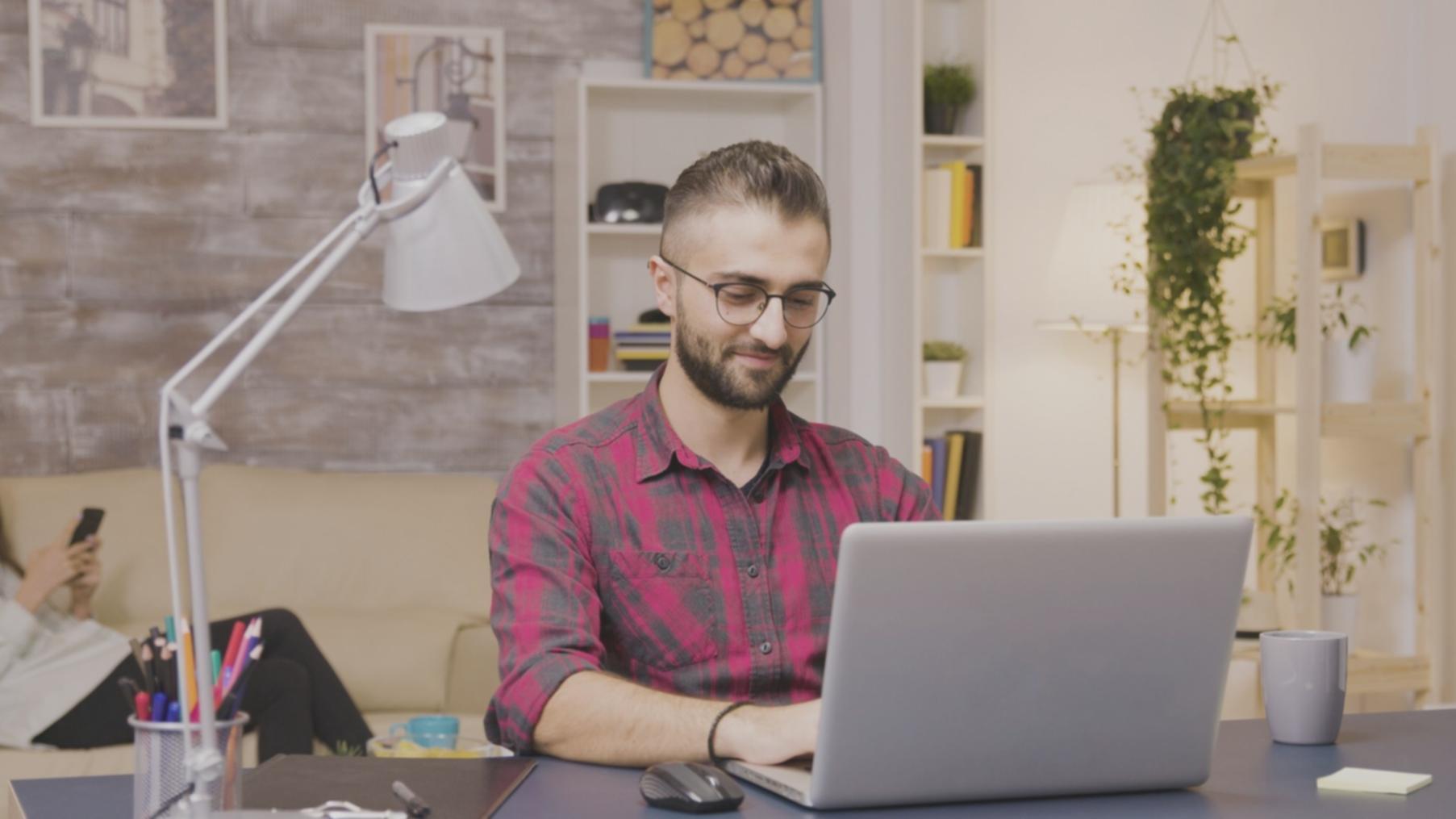 Financial modeling workspace with charts and analysis